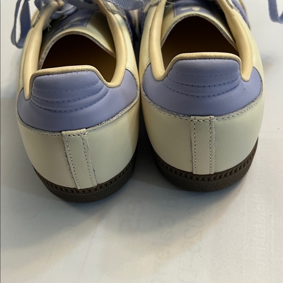 ADIDAS SAMBA OG SNEAKERS SHOES CREAM & VIOLET J12678 WOMEN’S 8 - Picture 7 of 10